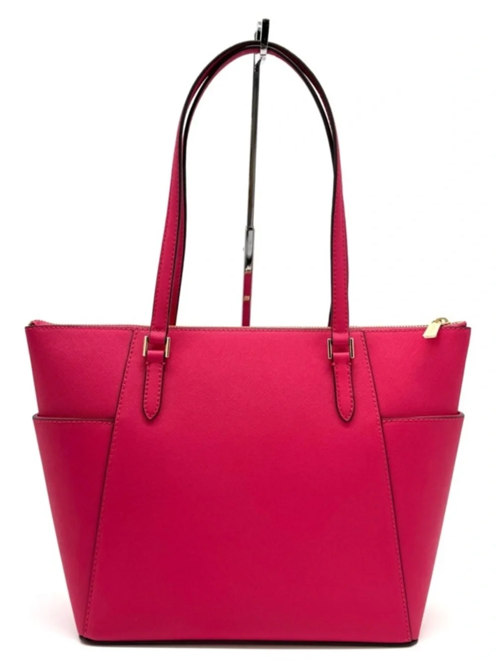 Michael Kors Large Charlotte Tote Bag Electric Pink